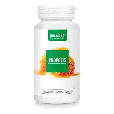 ПРОПОЛИС Био екстракт 225 мг х 60 капсули PURASANA | Propolis Organic
