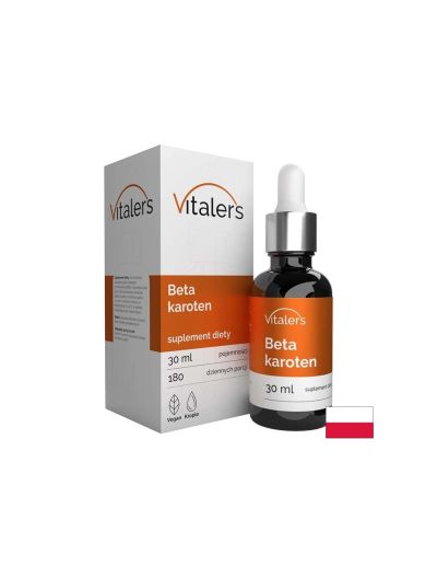 Бета-каротин ( Витамин А ) течен, на капки х 180 дози Vitaler's | Liquid Vitamin A