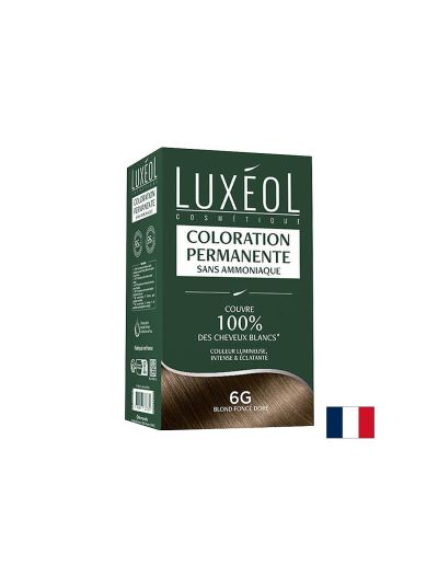 Боя за коса без амоняк – Златисто русо 6G + с масла и растителни екстракти LUXEOL