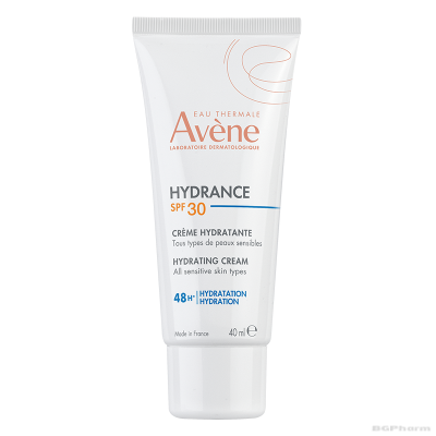 Авен ХИДРАНС SPF30 UV Хидратиращ крем със слънцезащитен фактор 40 мл | Hydrance UV Avene