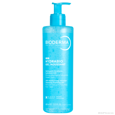 Биодерма ХИДРАБИО Измивен гел за лице 400 мл | Bioderma Hydrabio
