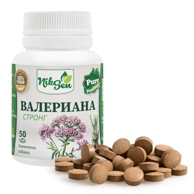 Валериана Стронг х 50 таблетки НИКСЕН | Valeriana Strong