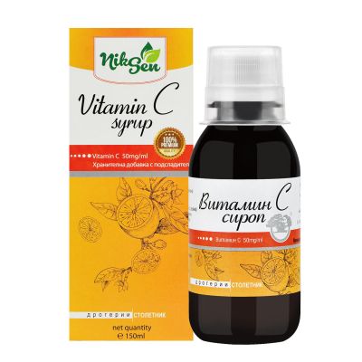 Витамин Ц 50 мг/мл сироп х 150 мл НИКСЕН | Vitamin C Liquid