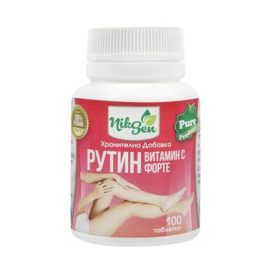 РУТИН Ц ФОРТЕ х 100 таблетки НИКСЕН | Rutin C Forte