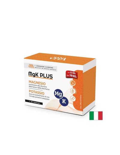 Магнезий 187.5 мг + Калий 300 мг х 20 ефервесцентни таблетки Paladin Pharma | Magnesium & Potassium