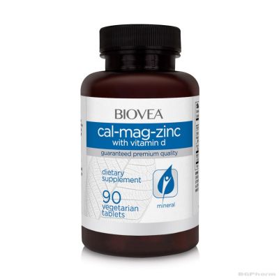  Калций + Магнезий + Цинк + Витамин Д3 х 90 таблетки Biovea | Cal-Mag-Zinc + Vitamin D