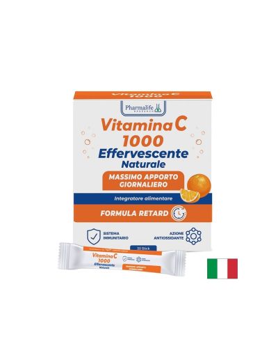 Витамин Ц 1000 мг + Витамин Б2 ( рибофлавин ) 25 мг х 30 сашета PHARMALIFE | Vitamin C + B2