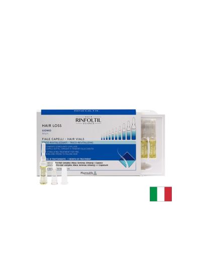 Ампули против косопад за мъже с кофеин и растителни екстракти х 10 Pharmalife | Rinfoltil