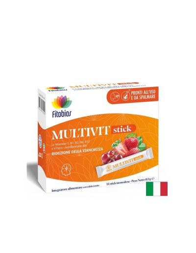 Пълен спектър витамини и минерали х 14 течни дози FITOBIOS | Multivit Stick