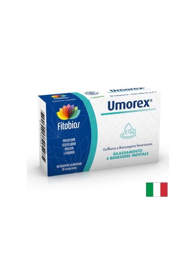 УМОРЕКС Формула при стрес безсъние с билки и 5-HTP х 30 таблетки FITOBIOS | Umorex