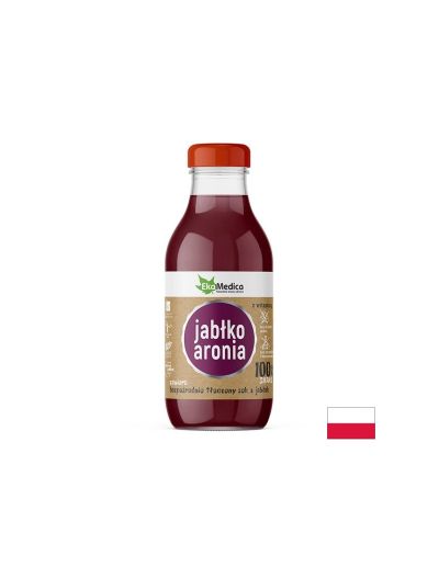 Ябълка + Арония сок за имунитет и метаболизъм х 300 мл Ekamedica