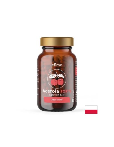 Ацерола Форте 500 мг х 60 капсули за имунитет и антиоксидантна защита Ekamedica