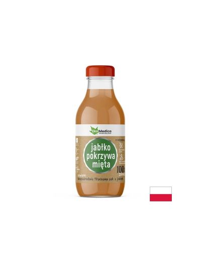 Ябълка + Коприва + Мента сок за детокс и против задържане на течности х 300 мл Ekamedica