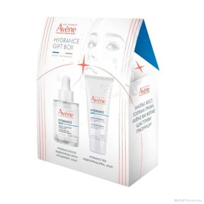 Авен ХИДРАНС Лек хидратиращ крем + серум Boost за лице ПРОМО КОМПЛЕКТ| Hydrance Avene 