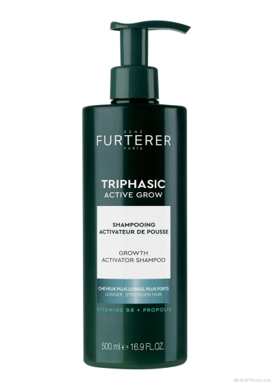 ТРИФАЗИК АКТИВ ГРОУ Шампоан за растеж на косата 500 мл ПРОМО ОПАКОВКА | Rene Furterer Triphasic Active Grow