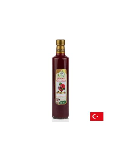 Натурален ябълков оцет с хибискус х 500 мл SIFA ANA | Apple cider vinegar & Hibiscus
