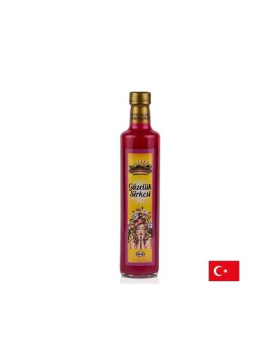 Натурален оцет КРАСОТА с дива роза, хибискус, лавандула, планинска ябълка, канела х 500 мл SIFA ANA