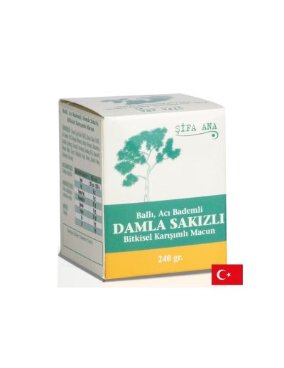 Билкова паста с мед, горчив бадем и мастиково масло х 250 гр SIFA ANA