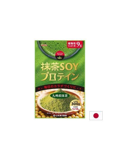 Соев протеин + Матча oт Хокайдо на прах 300 гр Kanpo Yamamoto | Soy protein & Matcha