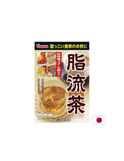Чай от 10 лечебни билки за изгаряне на мазнини х 24 пакетчета Kanpo Yamamoto | SHIRYU CHA