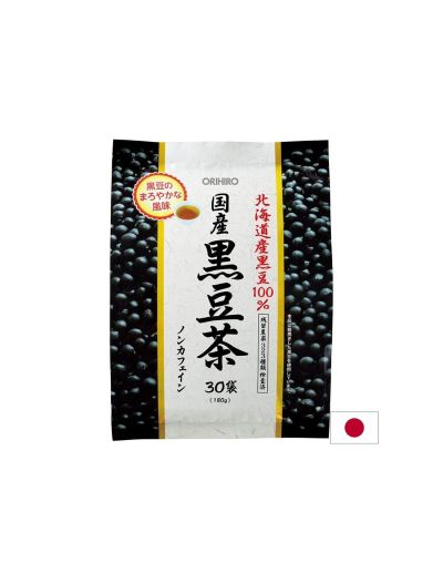 Японски чай от черна соя без кофеин за хормонален баланс и детокс х 30 пакетчета Orihiro | Herbal black soy beans tea