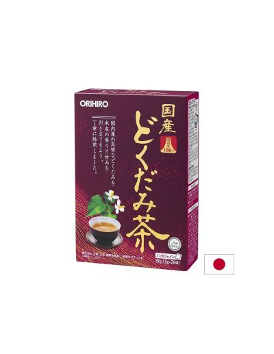 Японски чай от хутиния без кофеин за отводняване и детокс х 26 пакетчета Orihiro | Hutinia tea