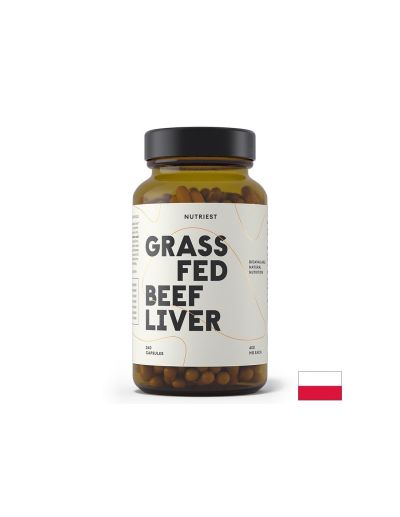 Говежди черен дроб 400 мг х 240 капсули Nutriest | Beef Liver