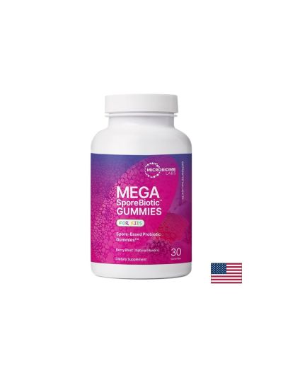 MegaSporeBiotic ™ Пробиотик за деца за имунитет и храносмилане 87.5 мг х 30 желирани таблетки Microbiome Labs