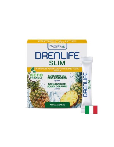ДРЕНЛАЙФ СЛИМ Ананас + Гарциния + Опунция х 30 сашета Pharmalife Research
