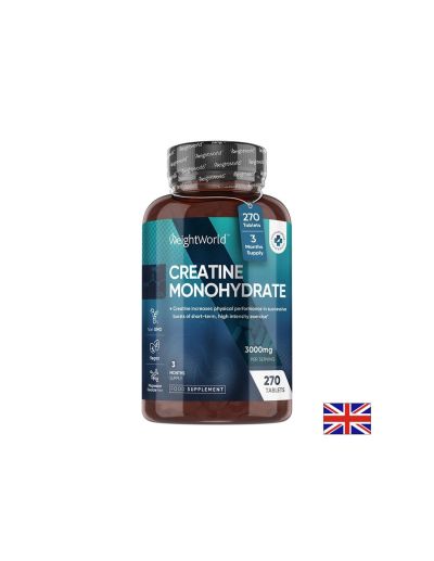 Креатин монохидрат 1000 мг х 270 таблетки Weight World | Creatine monohydrate