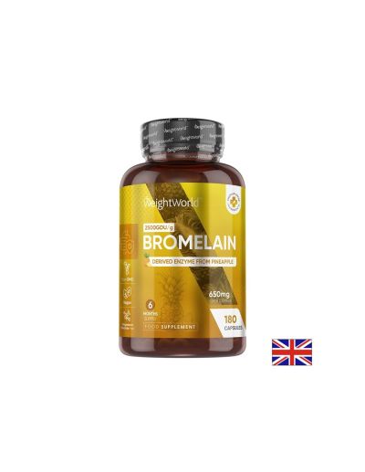 Бромелаин 650 мг х 180 капсули Weight World | Bromelain