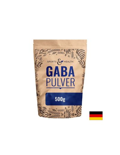 ГАБА ( Гама аминомаслена киселина, ГАМК ) 1000 мг на прах 500 гр Sport & Health Solutions | GABA