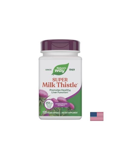 Бял трън ( Млечен бодил ) 254 мг + Артишок, глухарче и женско биле х 120 капсули Nature's Way