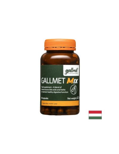Волска жлъчка + растителни екстракти х 90 капсули GALLMET MIX | Ox bile & Herbal extracts
