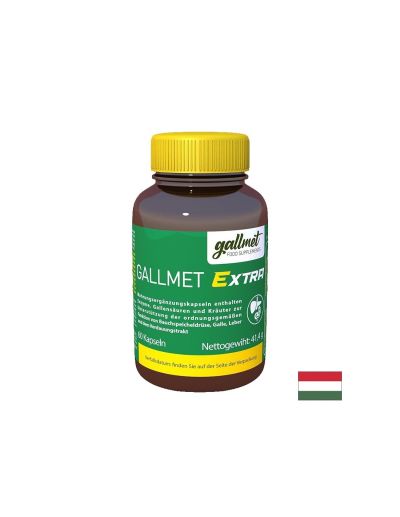 Волска жлъчка + билкови екстракти и ензими за храносмилане х 60 капсули GALLMET | Ox bile & Herbs and Enzymes