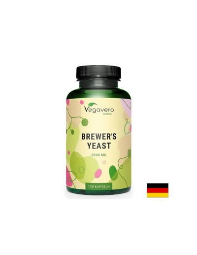 Бирена мая 2500 мг х 120 капсули Vegavero | Brewer's Yeast