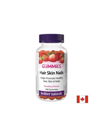 Биотин 6000 мкг + Витамини Ц и Е х 140 желирани таблетки Webber Naturals | Biotin & Vitamins A and E