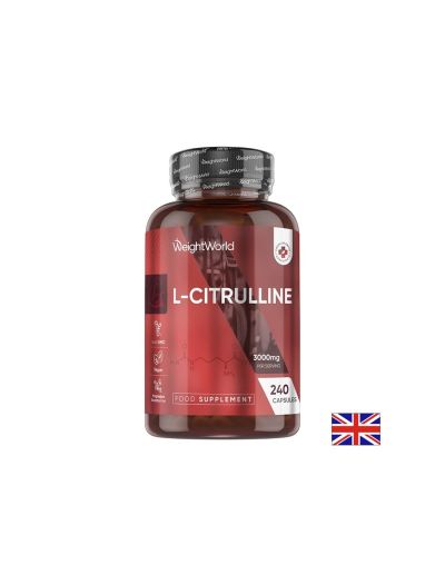 Л-Цитрулин 750 мг х 240 капсули Weight World | L-Citrulline