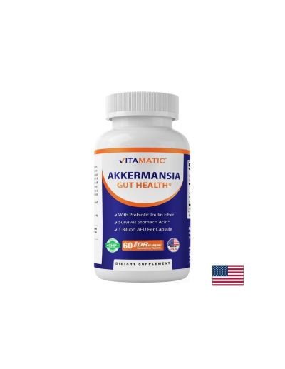 Акермансия муцинифила + инулин х 60 капсули SR VITAMATIC | Akkermansia