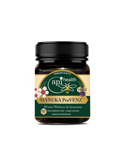 Пчелен мед Манука с пчелна отрова и прополис Pro VENZ MGO 100+ х 250 гр APIHEALTH