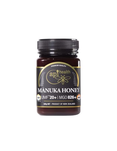 Манука мед UMF™ 20+ / MGO 826 За антимикробна защита и имунитет х 500 гр APIHEALTH