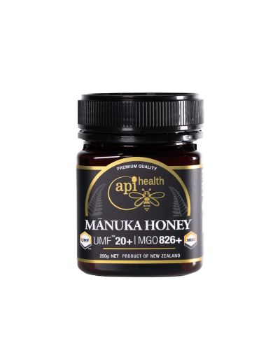Манука мед UMF™ 20+ / MGO 826 За антимикробна защита и имунитет х 250 гр APIHEALTH