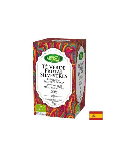 Зелен чай с аромат на малина БИО х 20 пакетчета Herbes del Moli Artemis