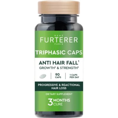 ТРИФАЗИК Хранителна добавка против косопад х 90 капсули RENE FURTERER | Triphasic Caps