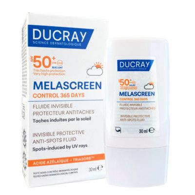 DUCRAY Melascreen Control 365 Days SPF50+ Невидим слънцезащитен флуид срещу пигментни петна х 30 мл
