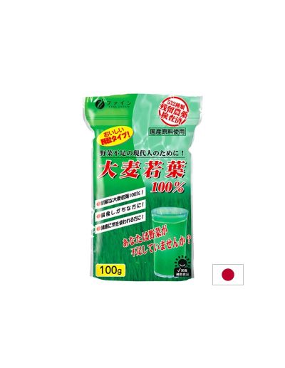 Ечемичена трева на прах (натурална) х 100 гр Fine Japan