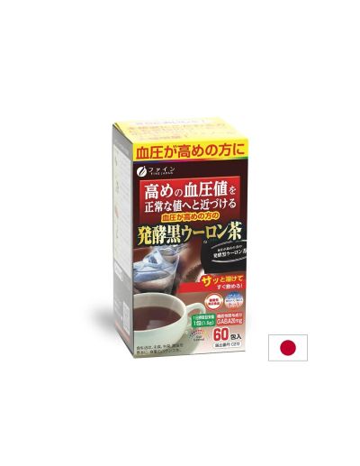 ГАБА + ферментирал черен чай улонг и пу-ер чай 20 мг х 60 сашета FINE JAPAN