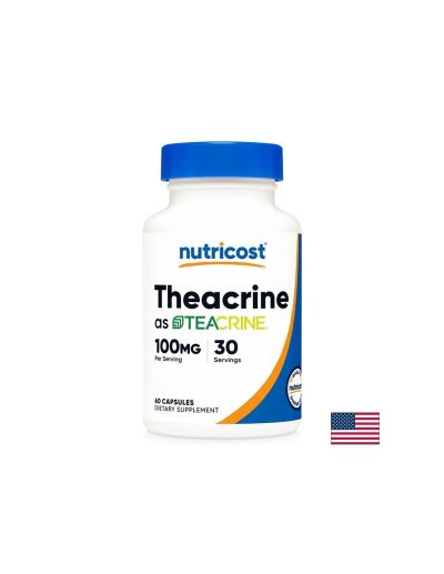 Теакрин 50 мг х 60 капсули Nutricost | Theacrine
