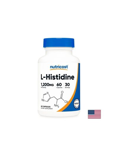 Л-Хистидин 600 мг х 60 капсули Nutricost | L-Histidine