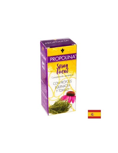 Спрей за гърло с прополис, ехинацея и мащерка х 30 мл Artesania Agricola |  Propolina 